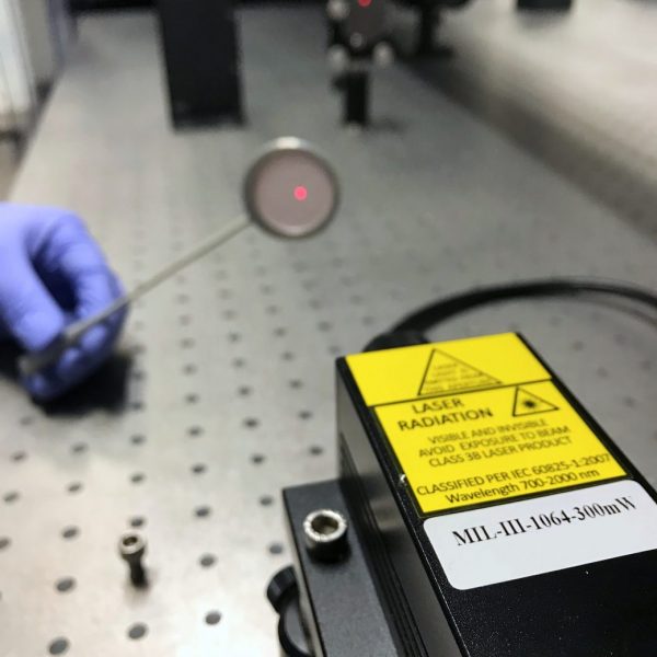 UV-NIR Laser beam visualizers in action
